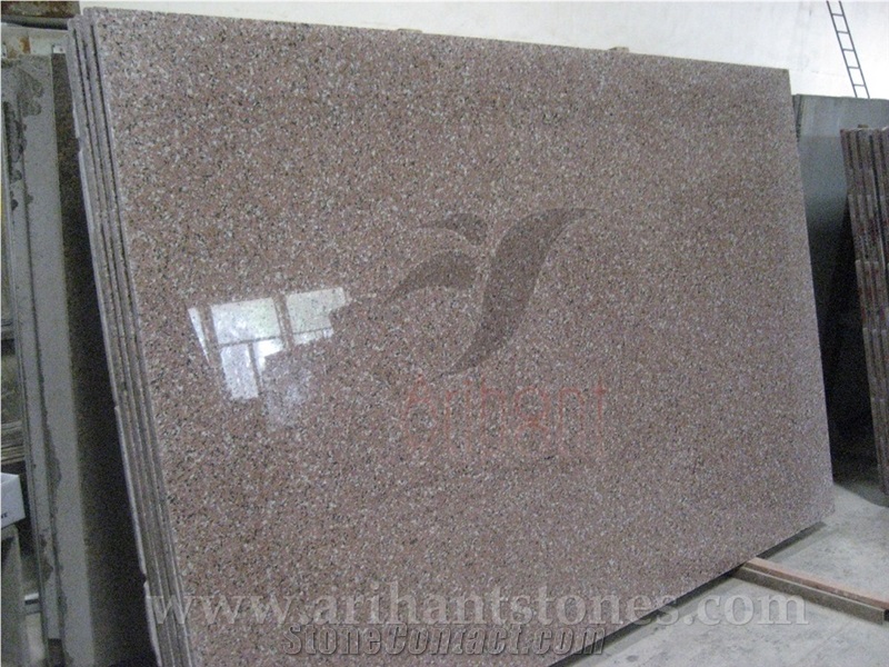Rosy Pink Granite Slabs
