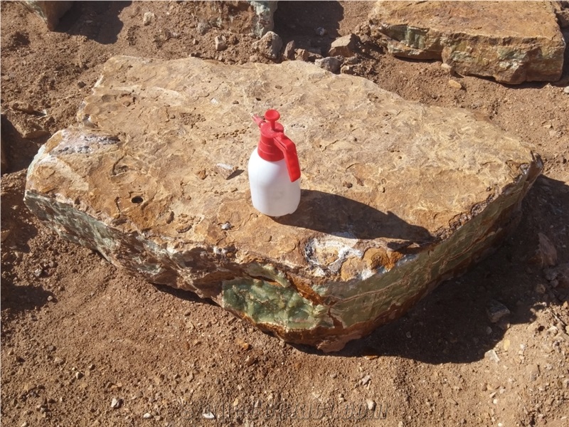 Iran Green Onyx Block