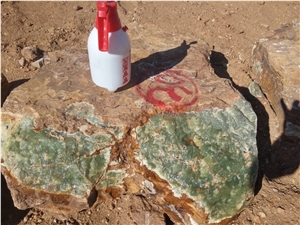 Iran Green Onyx Block