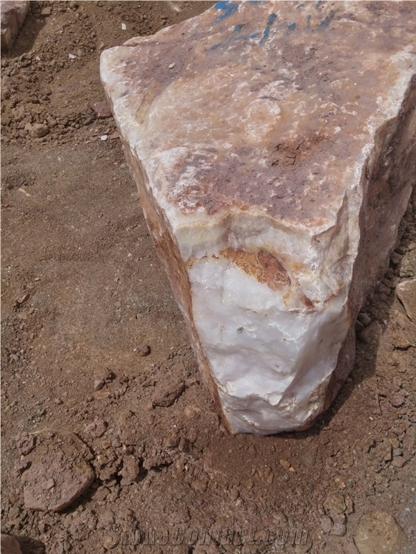 Iran White Onyx Block