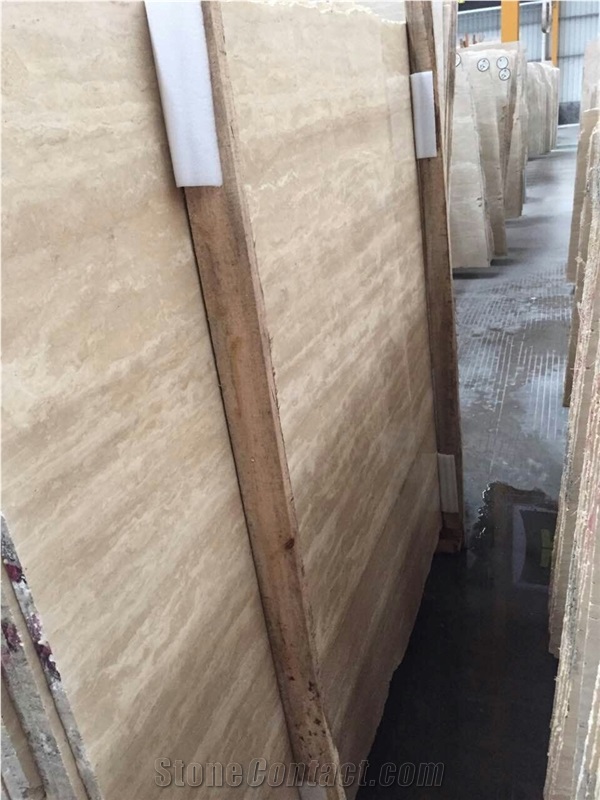 Beige Travertine Tiles&Slabs,Cut to Size