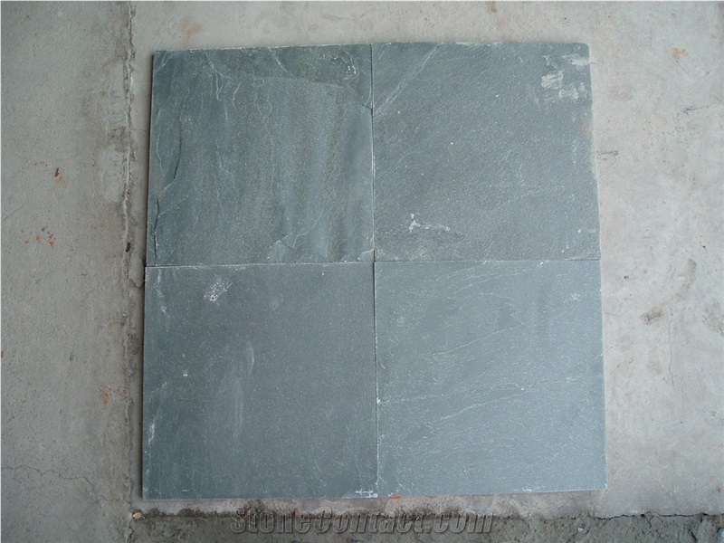 China Green Slate Slabs & Tiles, Slate Wall/Floor Tiles, Slate Stone Flooring