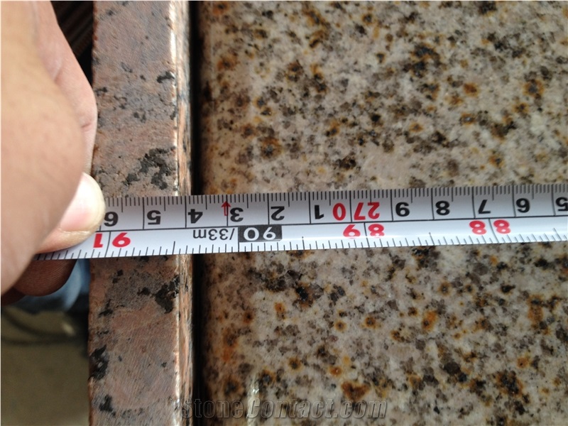 G682 Yellow Rusty Granite Kitchen Countertops