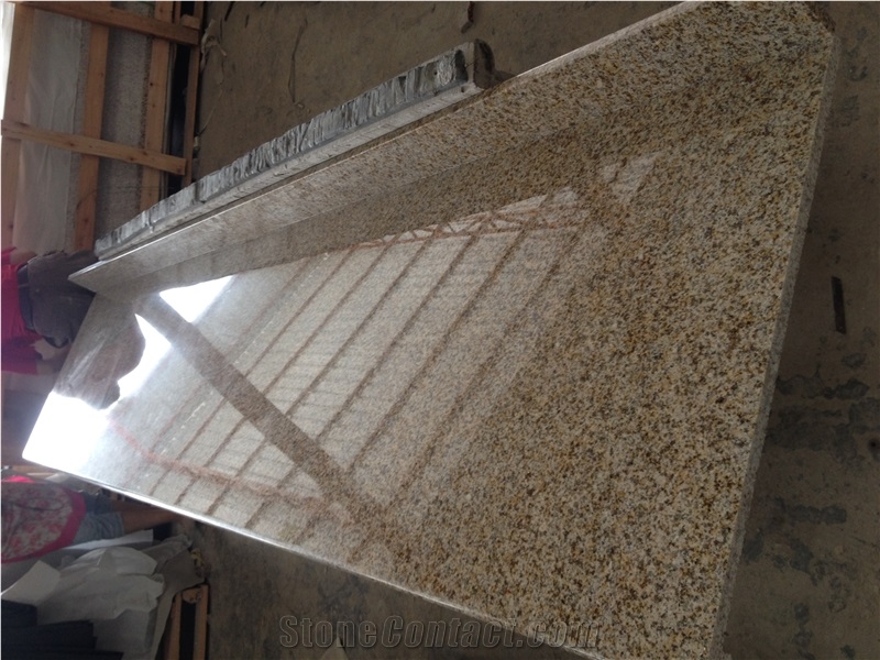 G682 Yellow Rusty Granite Kitchen Countertops