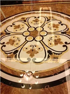 Marble Stone Waterjet Medallions, Waterjet Patterns Flooring Tiles