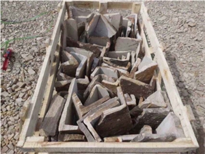 Natural Beige Quartzite Stone Random Flagstones, Flagstone Wall, Flagstone Road Paving