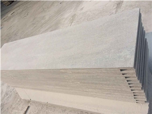 Popular Chinese White Quartzite Tile for Flooring & Wall Cladding, China White Quartzite