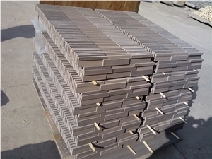 Popular Purple Sandstone Culture Stone Stack Stone Ledge Stone for Wall Cladding, Decoration
