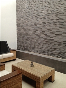 Popular Purple Sandstone Culture Stone Stack Stone Ledge Stone for Wall Cladding, Decoration
