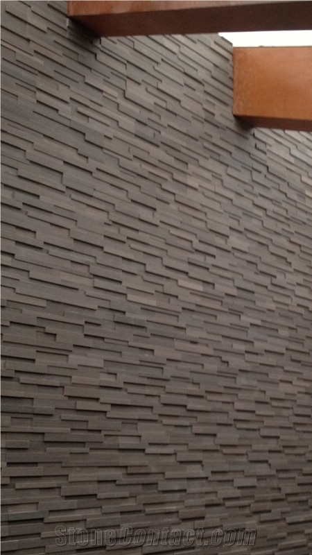 Popular Purple Sandstone Culture Stone Stack Stone Ledge Stone for Wall Cladding, Decoration