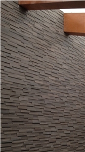 Popular Purple Sandstone Culture Stone Stack Stone Ledge Stone for Wall Cladding, Decoration