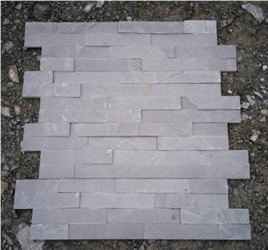 Slate Wall Panel/Slate Veneer/Black Slate Panel, Black Slate Cultured Stone