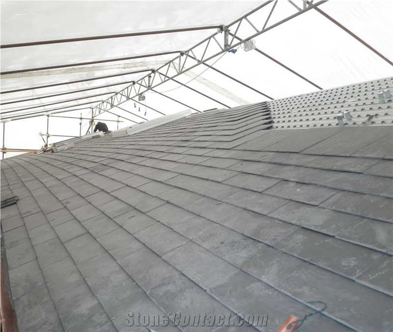 Ardesia Fontanabuona Roof Tiles, Grey Slate Roof Tiles Italy