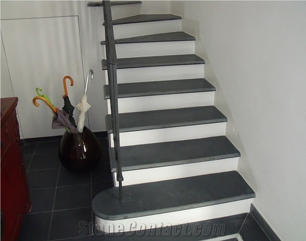 Ardesia Fontanabuona Stairs, Steps, Black Slate Stairs & Steps Italy