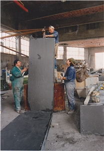 Ardesia Liguria Slate Slabs, Tiles, Black Slate Tiles & Slabs Italy