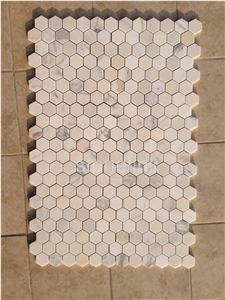 Calacata Gold Hexagon 48*48, Calacatta Gold White Marble Mosaic Calacata Gold Hexagon 48*48, Calacatta Gold White Marble Mosaic
