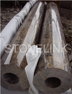 Slco-010,Dark Emperador Marble Column