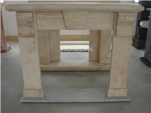 Slfi-090, Beige Marble Fireplace, Marble Fireplace Mantel, Beige Color Indoor Decoration Slfi-090, Beige Marble Fireplace, Marble Fireplace Mantel, Beige Color Indoor Decoration