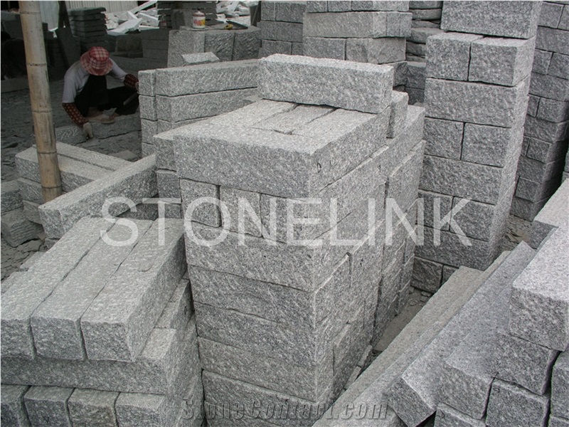 Slpa-010, Grey Granite Rough Picked Paving Stone