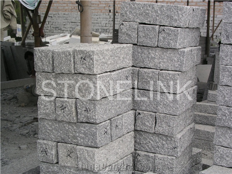 Slpa-010, Grey Granite Rough Picked Paving Stone