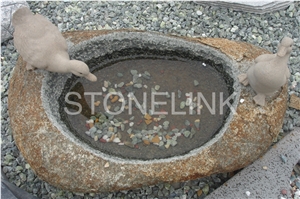 Slsc-027-China Brown Marble Statue-Stone Carving Product-Stone Sculpture-Statues(Animal Statue)