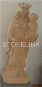 Slsc-045-China Brown Marble Statue-Stone Carving Product-Stone Sculpture-Statues(Animal Statue)