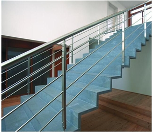 Virginia Mist Granite Staircase