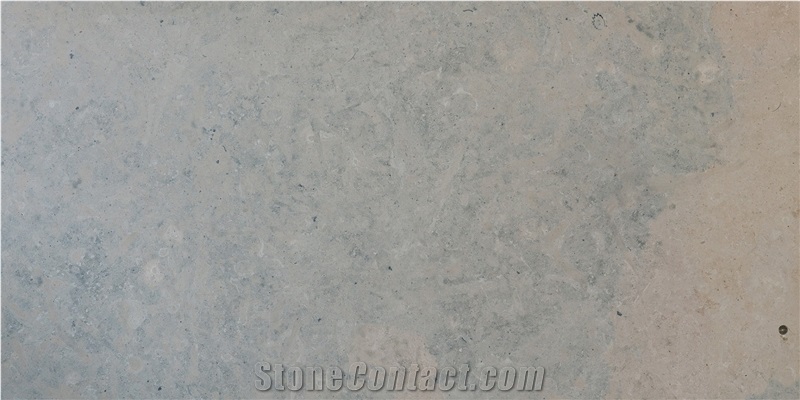 Ataija Mix Limestone, Beige/Blue Polished Limestone