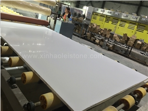 Artificial White Quartz Stone, Pure White Quartz Stone for Walling, Flooring Engineered Stone Slabs