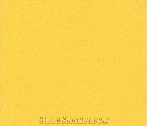 B803 Pure Yellow Quartz Tiles&Slabs,China Pure Yellow Engineered Quartz Stone for Counter Tops.