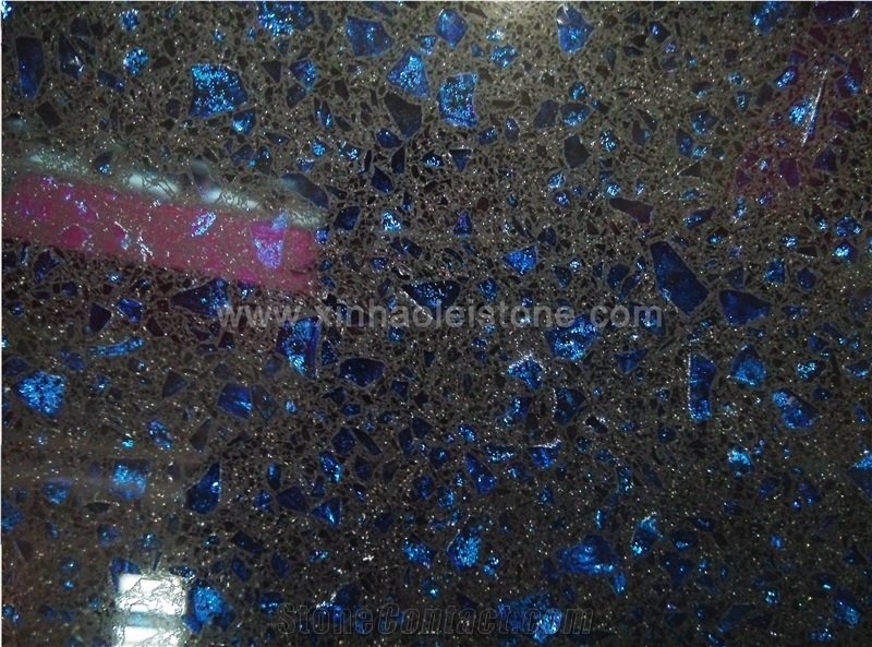 G007 Blue Pearl Quartz for Walling, Flooring