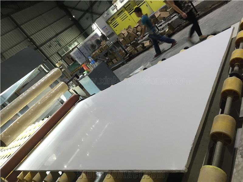 Pure White Quartz Stone,China White Quartz Slabs,Manmade Stone Engineered Stone
