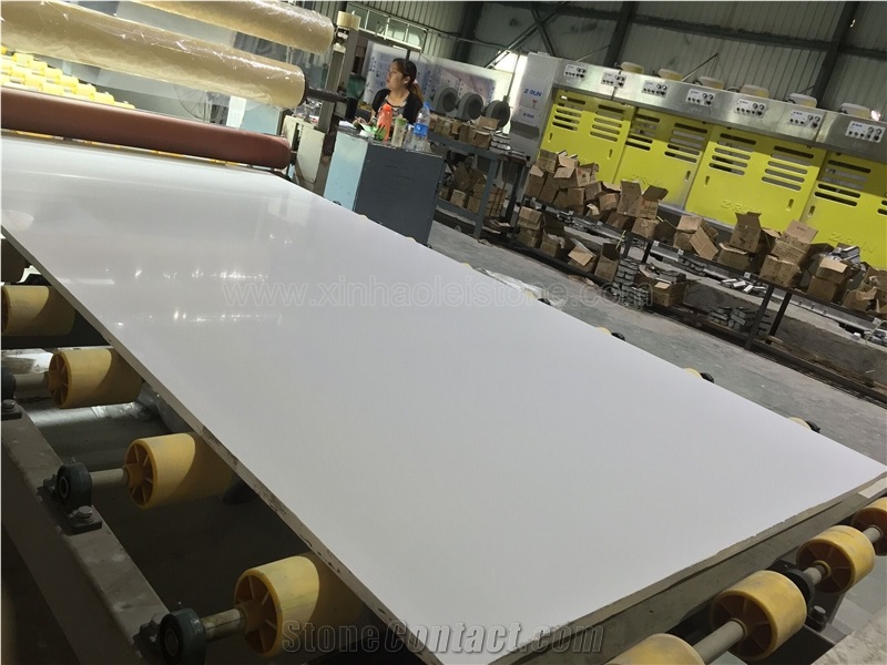 Pure White Quartz Stone,China White Quartz Slabs,Manmade Stone Engineered Stone