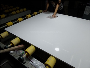 Pure White Quartz Stone,China White Quartz Slabs,Manmade Stone Engineered Stone