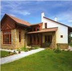 Budai Marl Gold Mediterranean 4-6 Wall Brick Stones, Yellow Marble Hungary Wall Cladding, Veneer Stone, Cultured Stone