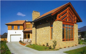 Gold Mediterranean (6-8), Yellow Marble Building & Walling, Veneer Stone, Wall Cladding