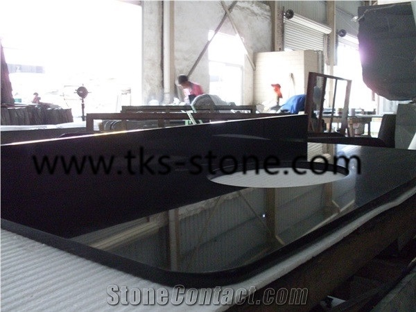Black Granite Bath Top/China Absolutely Black Granite/Mongolia Black Bathroom Countertops/Custom Vanity Tops/Abathroom Vanity Tops,China Black Bath Tops