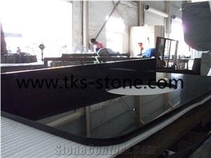 Black Granite Bath Top/China Absolutely Black Granite/Mongolia Black Bathroom Countertops/Custom Vanity Tops/Abathroom Vanity Tops,China Black Bath Tops