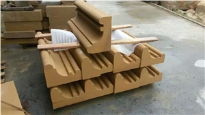 China Yellow Sandstone Balustrade & Baluster for Building Decoration
