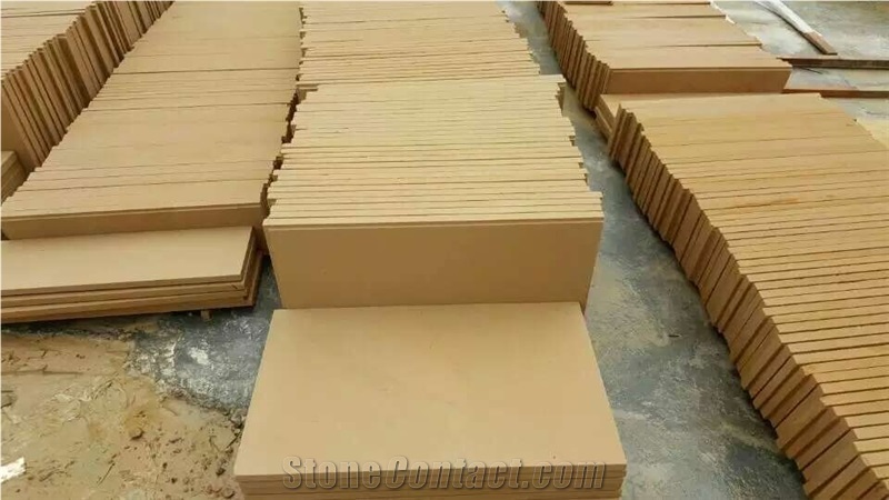 China Yellow Sandstone Pool Coping Pavers