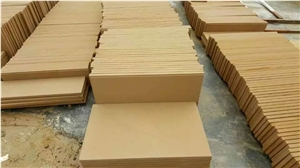 China Yellow Sandstone Pool Coping Pavers