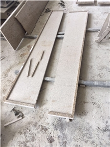 Fargo Zhangpu Rust Granite Polished Kitchen Countertops, China Yellow Granite Kitchen Worktops, Custom Kitchen Countertops