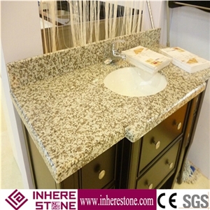 Black White Flower Granite Bath Tops,G640 Granite White Galaxy Granite Bathroom Countertop,China Bianco Sardo Bathroom Top