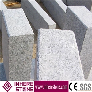 G383 Pink Granite Kerbstone, China Pink Granite Curbs, Pearl Flower White Road Stone Kerbs