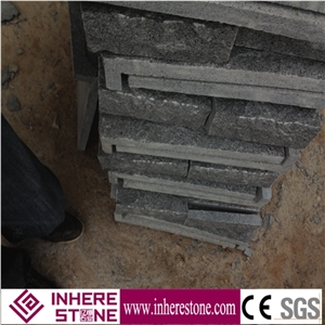 New G654 Dark Grey Granite Corner Stone, L Shape for Wall Clapping