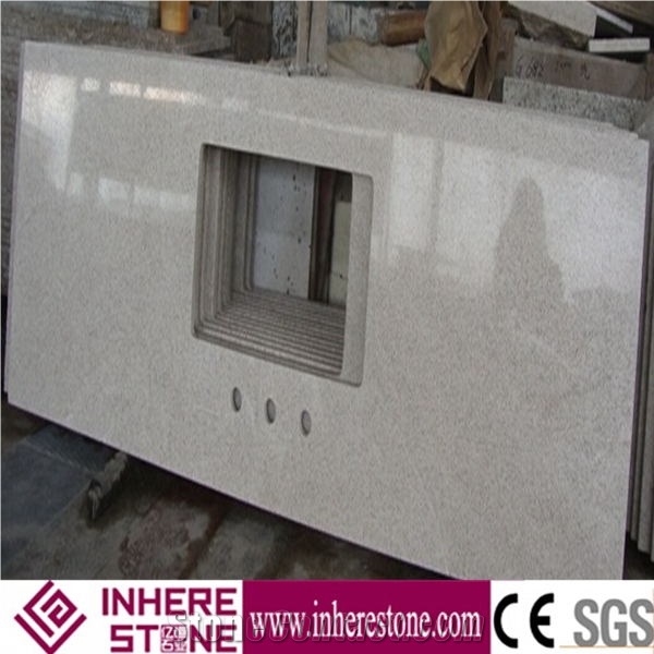 Pearl White Granite Kitchen Top, G3609 Granite Countertop, G456 Granite Bar Top, Lilly White Stone