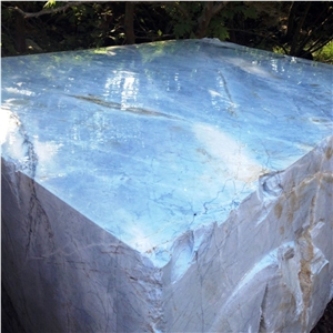 Turkey Blue Marble Block