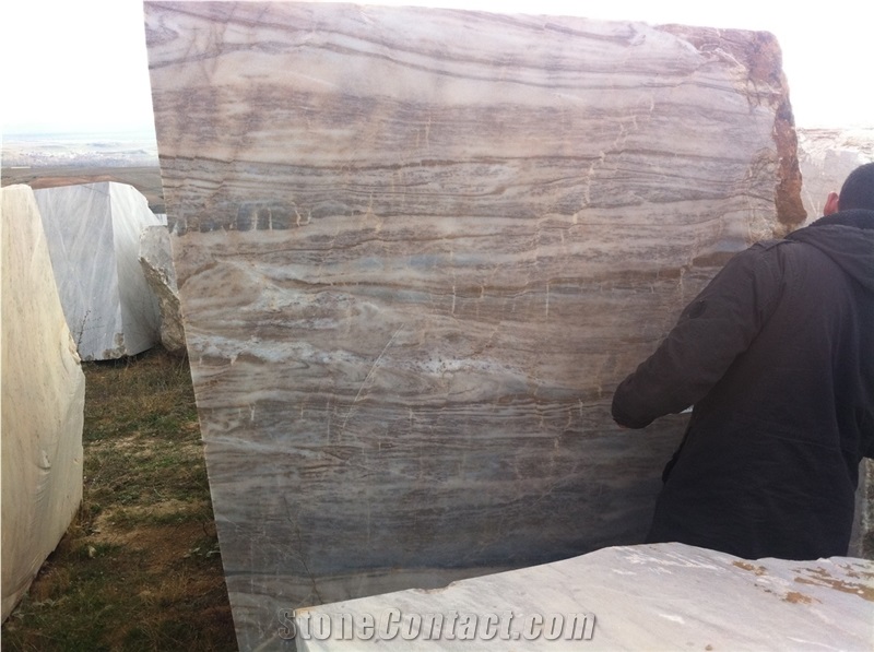 Turkey Blue Marrone Block Marble