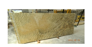Turkey Brown and Green Onyx Tiles & Slabs