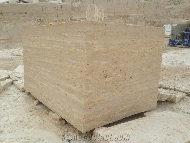 Turkey Denizli Travertine Block